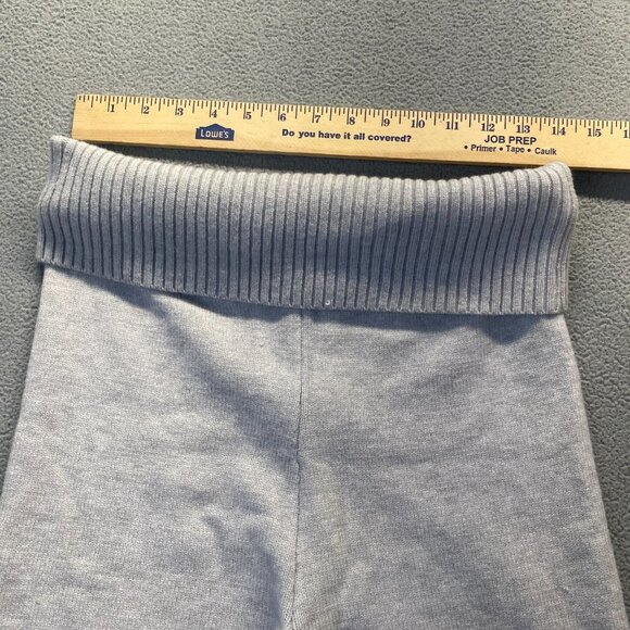 Sincerely Jules Flare Pants Gray Ribbed Waist Cozy Lounge Pull On Size XL - Picture 4 of 12